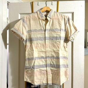 ASOS Men Multi-Colored Short Sleeve Button Down